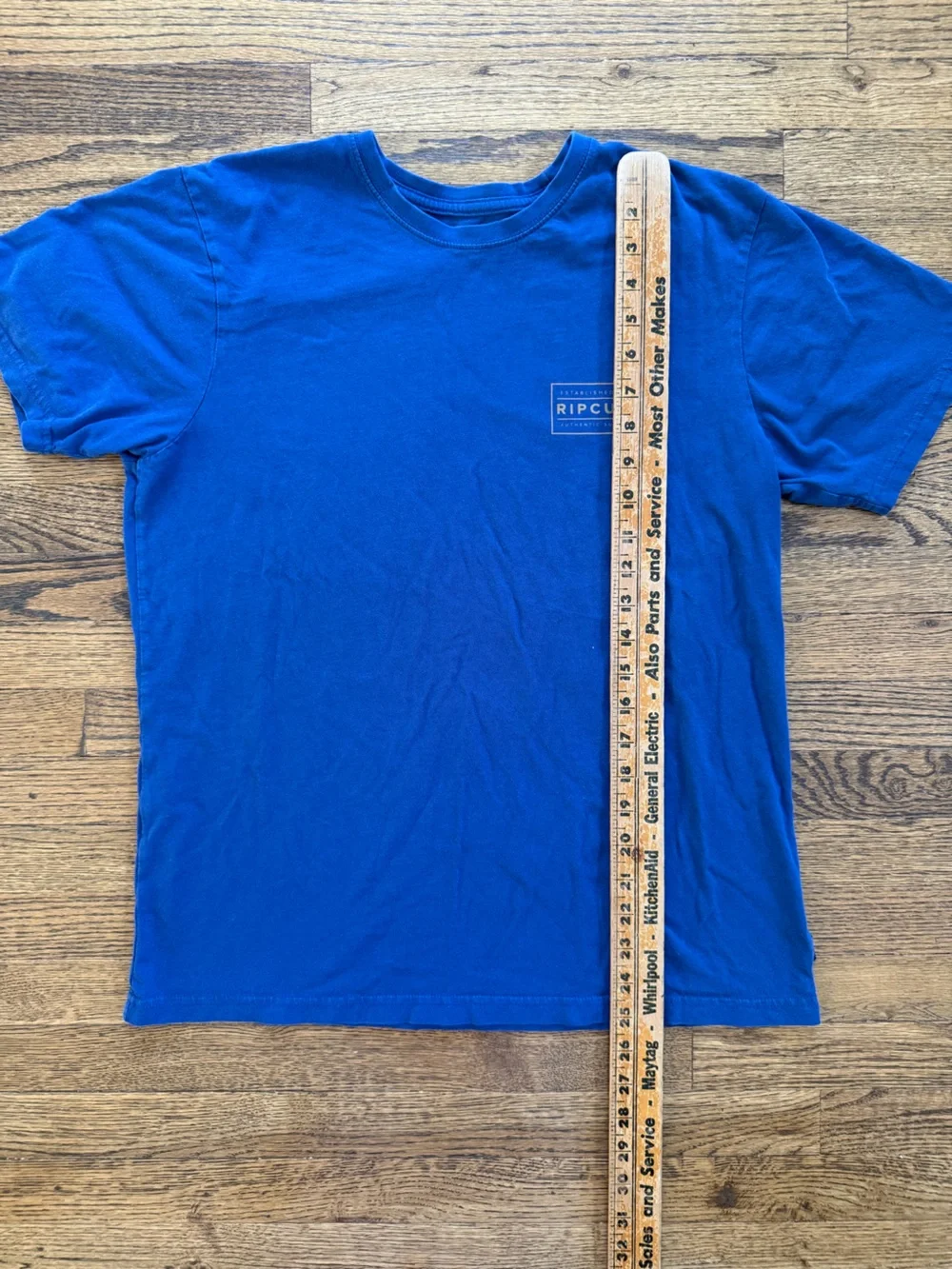 Men’s Rip Curl Royal Blue Short Sleeve Logo Tee